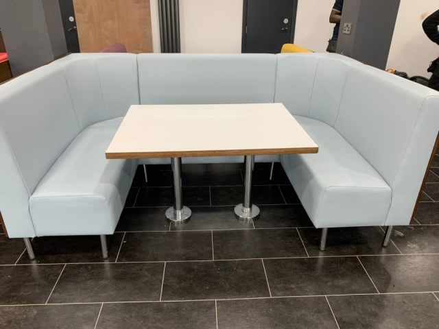 Fast Food booth and table Fast Food booth and table