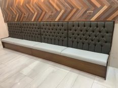 Deep button Style fixed seating